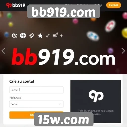 Como criar uma conta no bb919.com