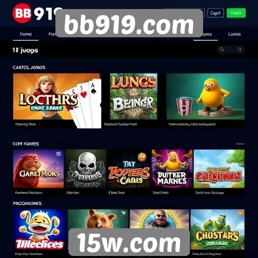 Análise das opções de jogos disponíveis no bb919.com